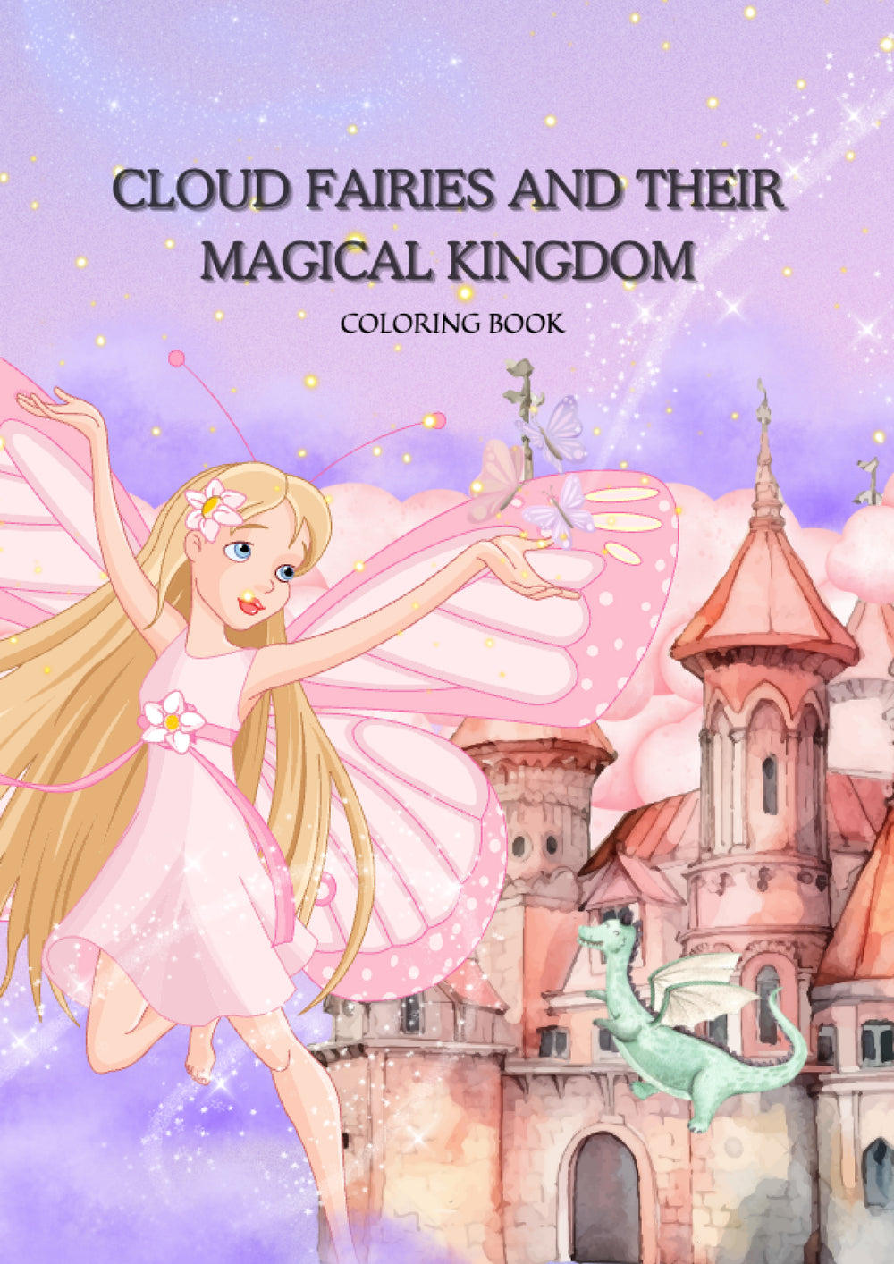 Cloud Fairies and Their Magical Kingdom - Coloring Book