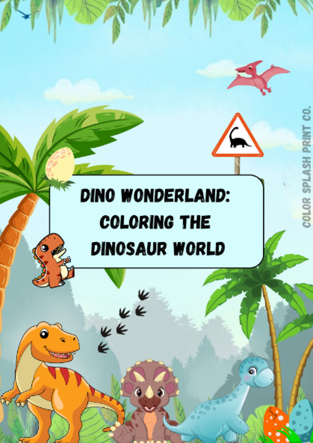 Dino Wonderland - Coloring Book