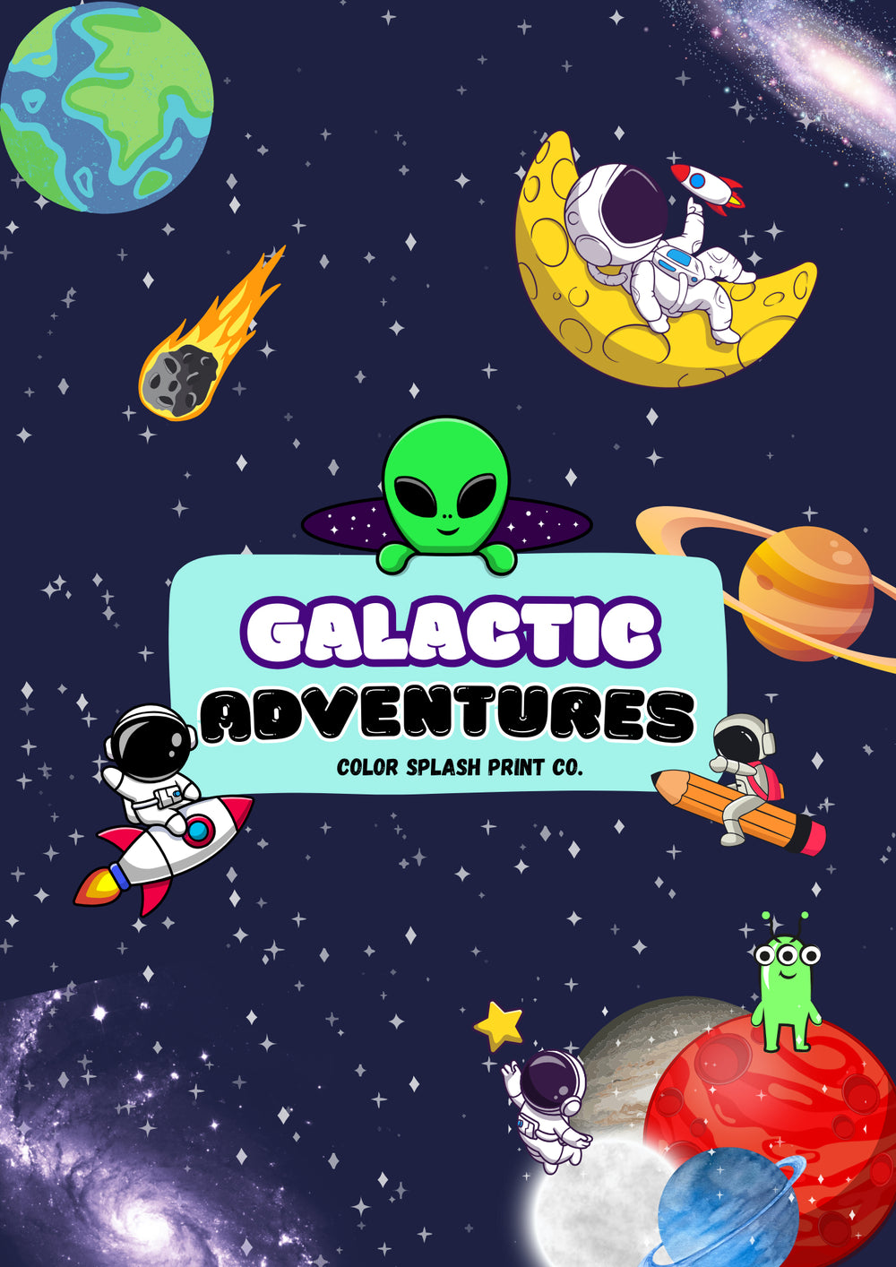 Galactic Adventure Theme - BusyBooks