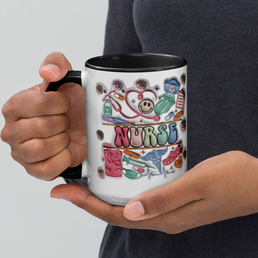 Nurse 15oz - Mug with Color Inside