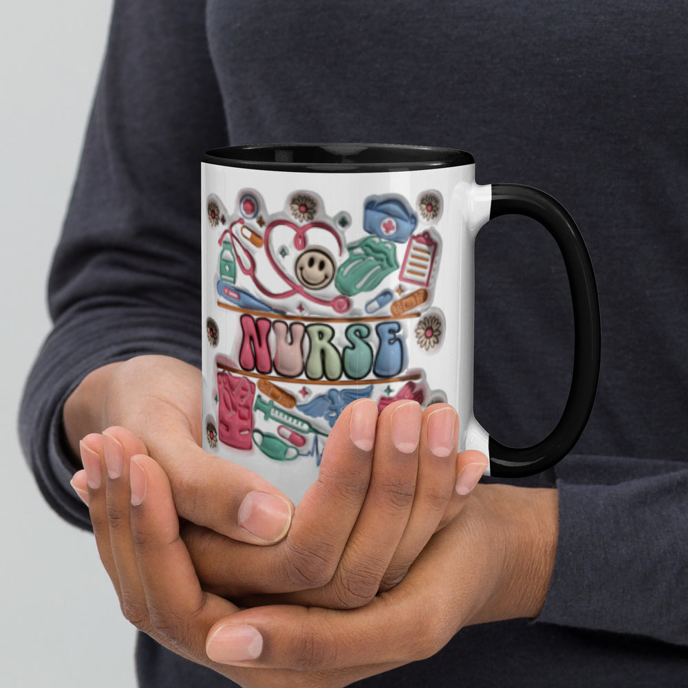 Nurse 15oz - Mug with Color Inside