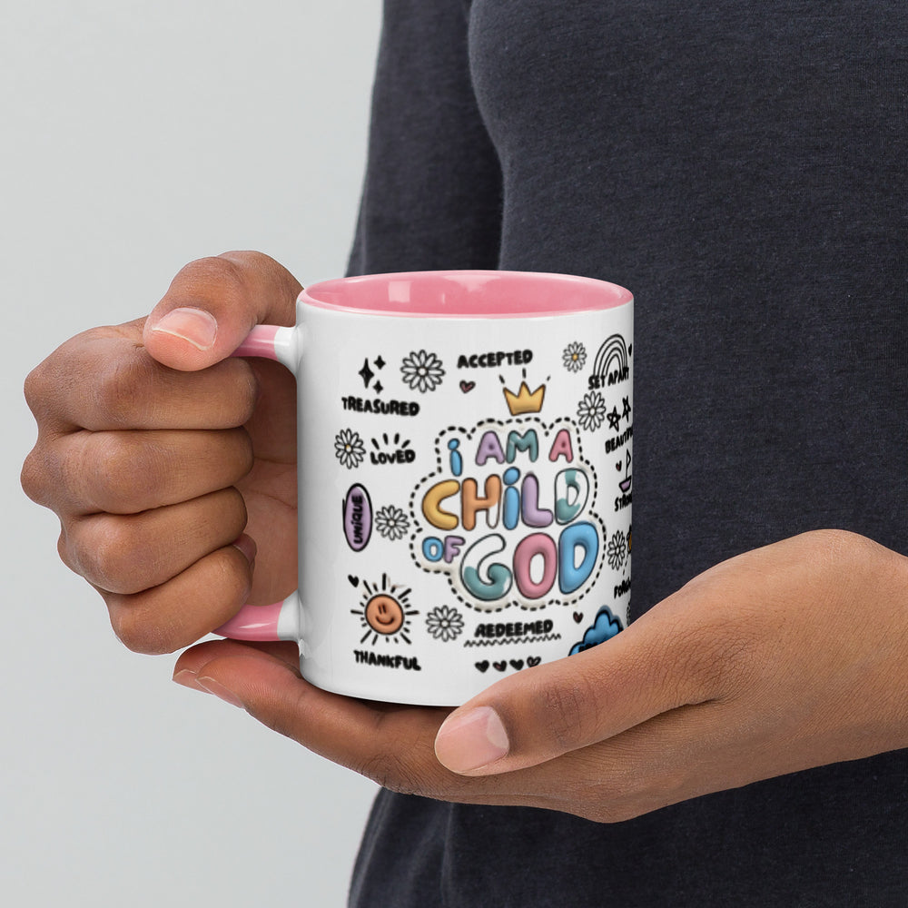 I Am A Child of God 11oz - Mug with Color Inside